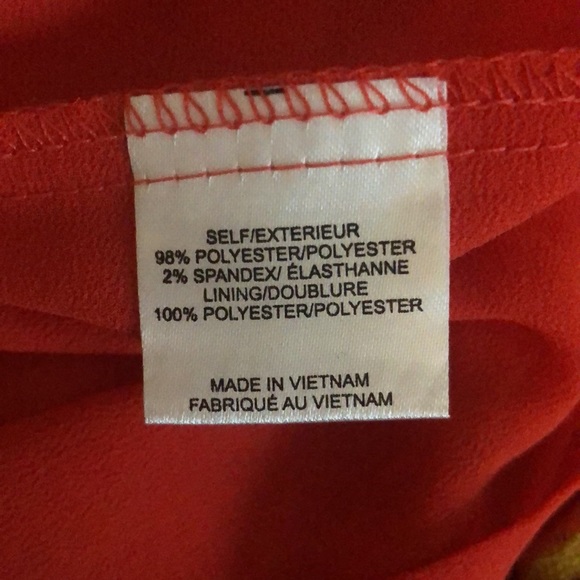 Coral and Floral Maxi Dress- Medium - Picture 4 of 5